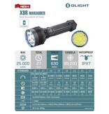 OLight Lampe de poche X9R Marauder 25 000 lumens