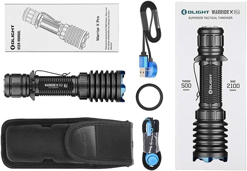 OLight Lampe de poche LED Warrior X Pro - 2100 lumens