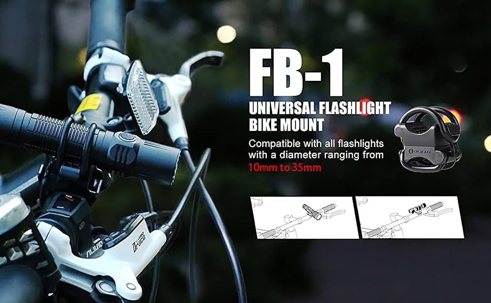 OLight Portalámparas universal para bicicletas.