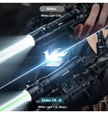 OLight Odin GL M com montagem MLOK e laser verde - 1500 lumens