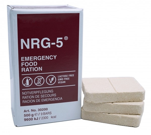 Katadyn NRG-5 Emergency Food Ration Vegan / Latkosefrei