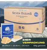 Seven Oceans Rações diárias XXL 24 x 500 g - prazo máximo de validade dos alimentos de emergência