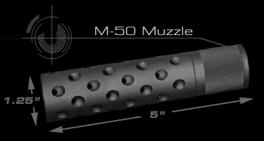 Hammerhead Tłumik hamulca wylotowego M50 Whisper kal. 68 do HDX 68