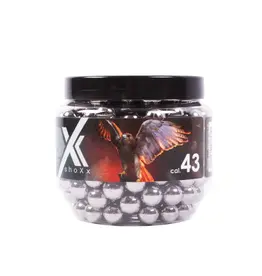 shoXx Billes d'acier Falcon Xtreme cal .43 5,5g - 230 pièces