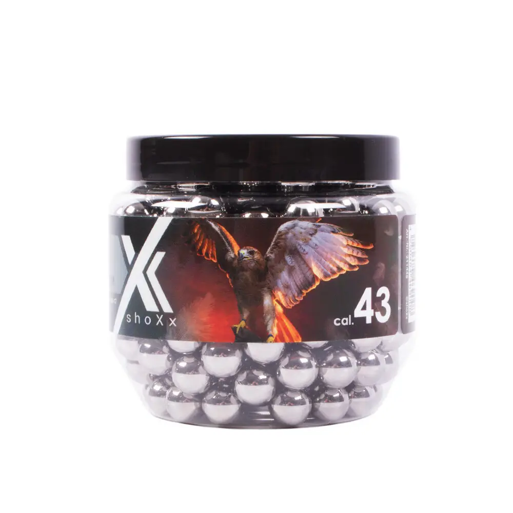 shoXx Billes d'acier Falcon Xtreme cal .43 5,5g - 230 pièces