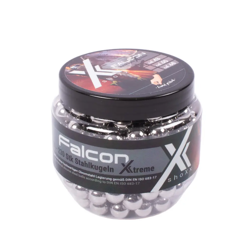 shoXx Billes d'acier Falcon Xtreme cal .43 5,5g - 230 pièces