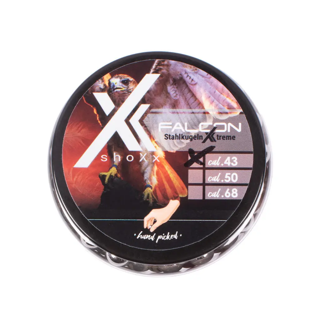 shoXx Billes d'acier Falcon Xtreme cal .43 5,5g - 230 pièces