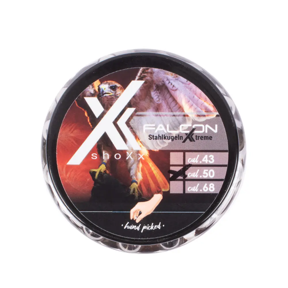 shoXx Palline in acciaio Falcon Xtreme da 8,5 g cal.50 - 150 pezzi