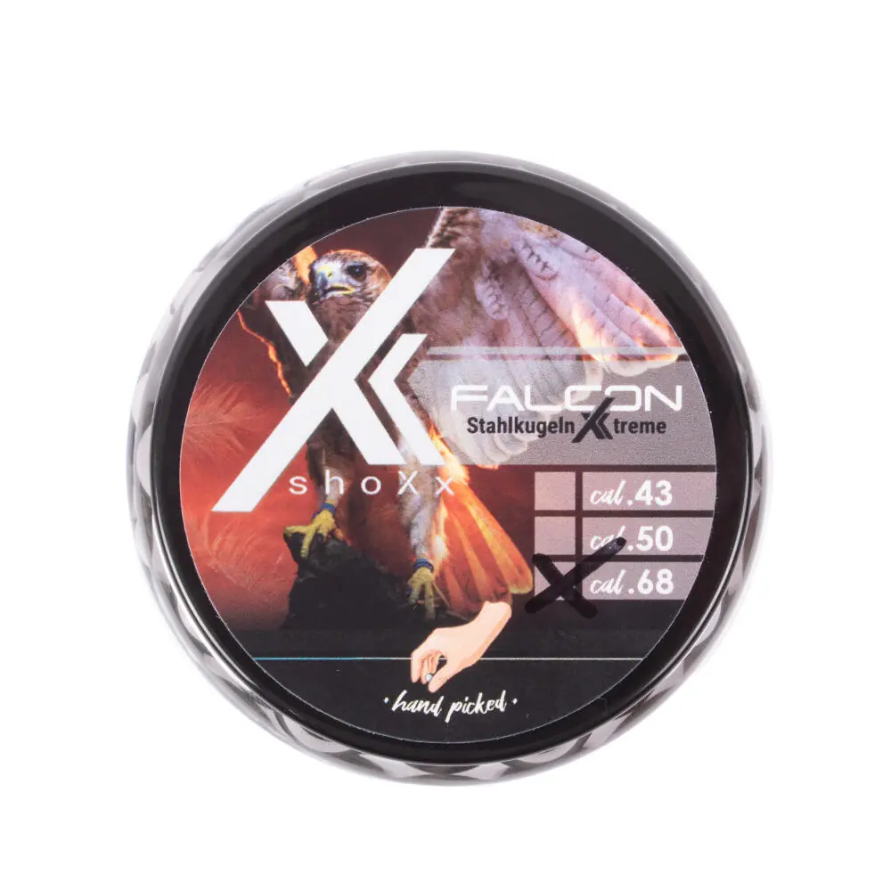 shoXx 20.0g Falcon steel balls Xtreme cal. 68 - 60 pieces