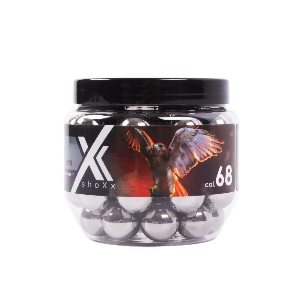 shoXx 20.0g Falcon steel balls Xtreme cal. 68 - 60 pieces