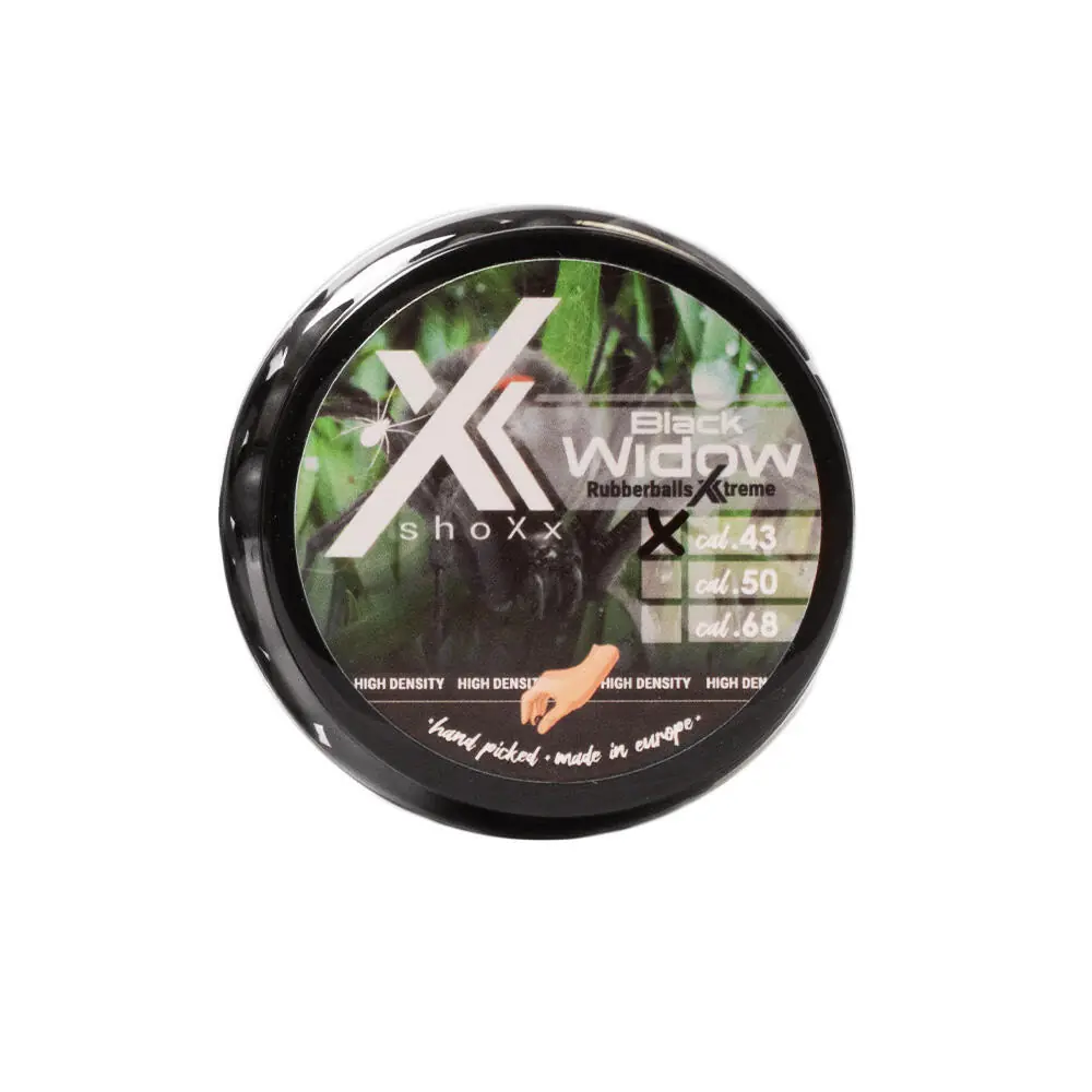 shoXx 1,1 g de balles en caoutchouc Black Widow Xtreme Cal.