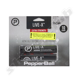 Pepperball Munitions Live-X cal.68 - 10 pièces