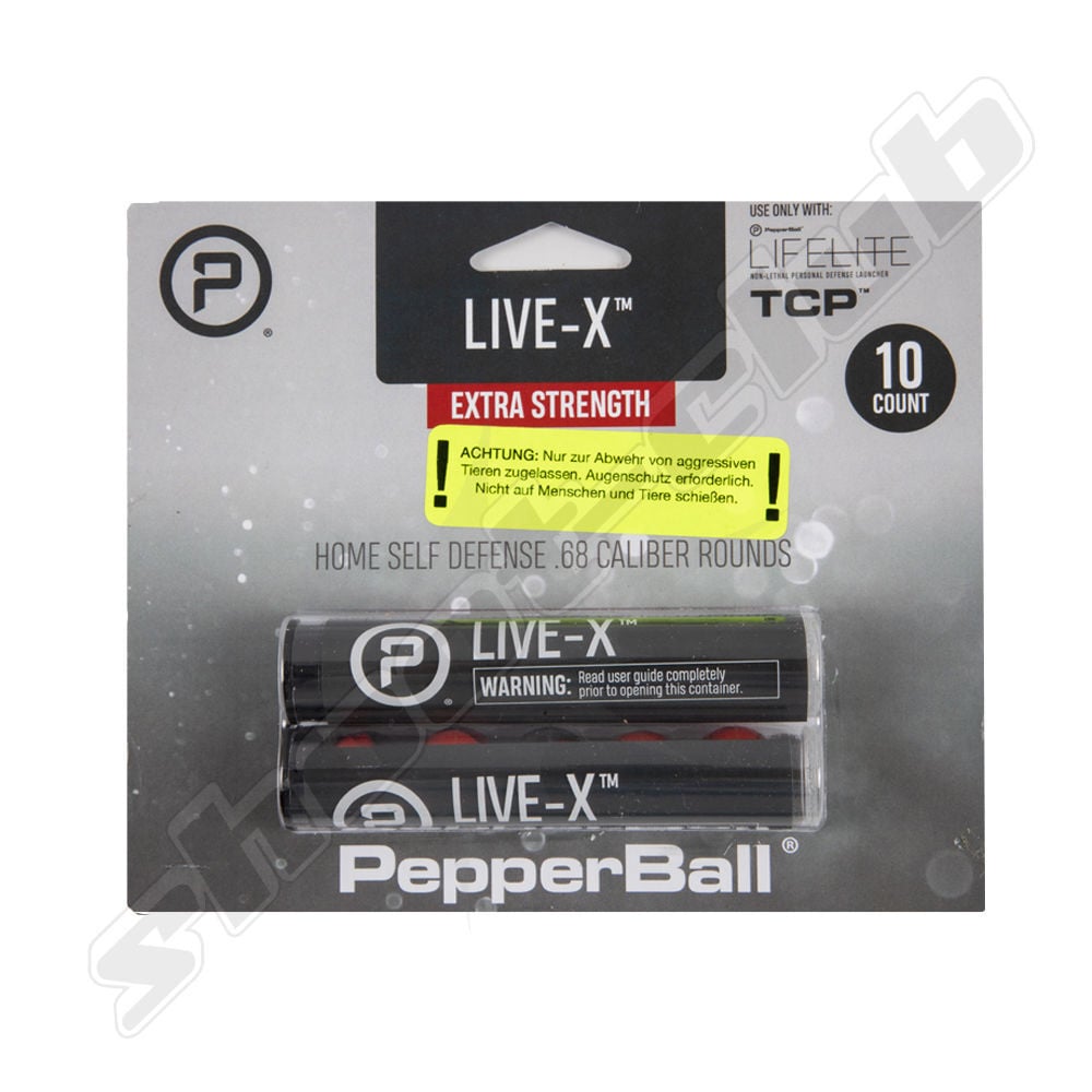 Pepperball Live-X Ammunition Cal.68 - 10 pieces