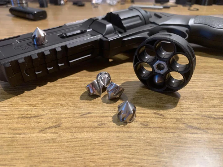 Z-RAM Palla Z.50 V2 in acciaio con punta per T4E HDR 50 - 6 pezzi