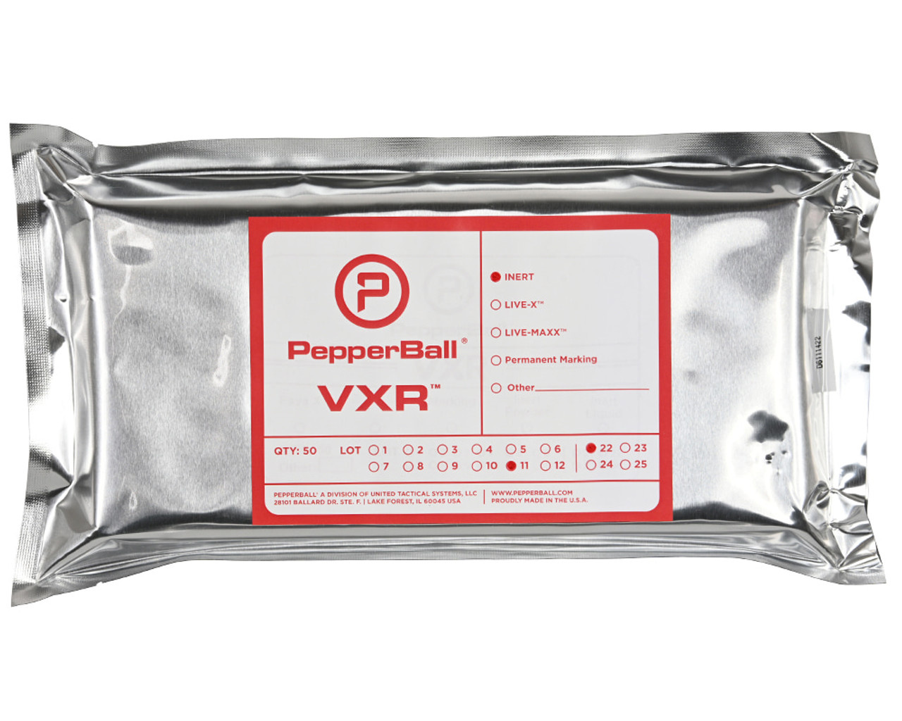 Pepperball Poudre VXR INERTE cal.68 - 50 pièces