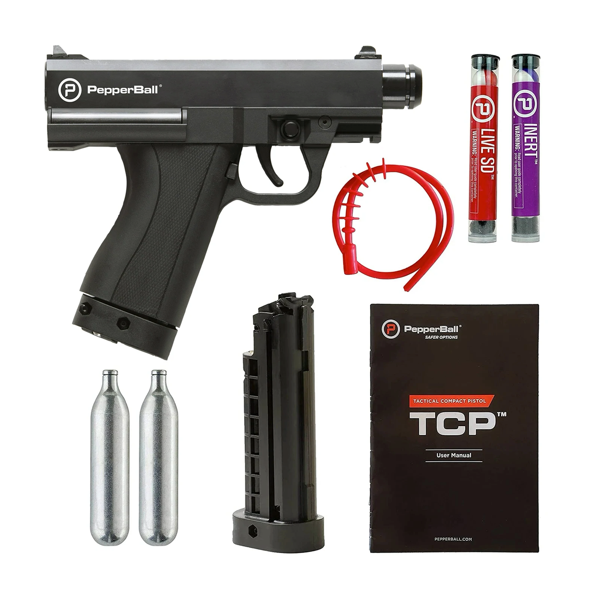 Pepperball Kit de défense domestique pour pistolet compact tactique TCP Cal.