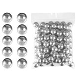 RazorGun Bolas de Aço para Estilingue 10mm - 100 peças