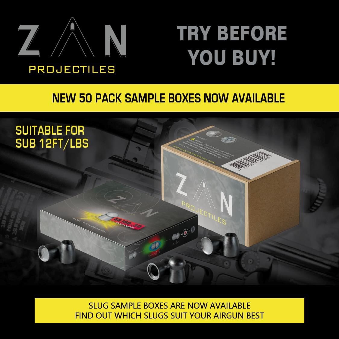 ZAN Projectiles Airgun HP Hollow Point Slugs - 5-pack