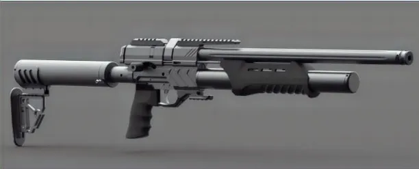AEA Rifle de aire comprimido Megalodon 15 PCP con acción de bomba