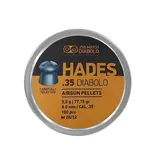 JSB Hadès pointe creuse 77.16 diabolos grains 9 mm / .35 - 5 x 100 pièces