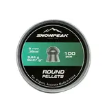 Snowpeak Diabolo a testa tonda grana 80.87 9 mm / .35 - 5 x 100 pezzi