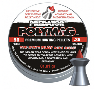 JSB Diabolos à grains Predator Polymag 81.01 9 mm / .35 - 5 x 50 pièces
