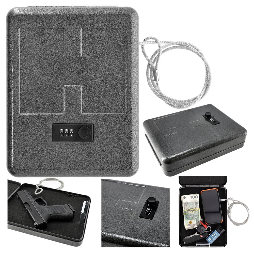 Umarex Caja de seguridad L con cerradura de combinación