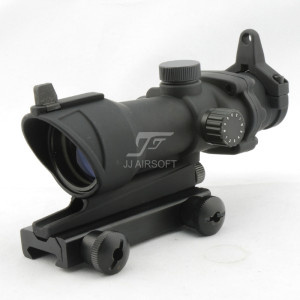 JJ Airsoft  4x32 ACOG rifle scope red or green illuminated