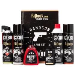 RifleCX Conjunto de cuidados com armas para pistolas e revólveres