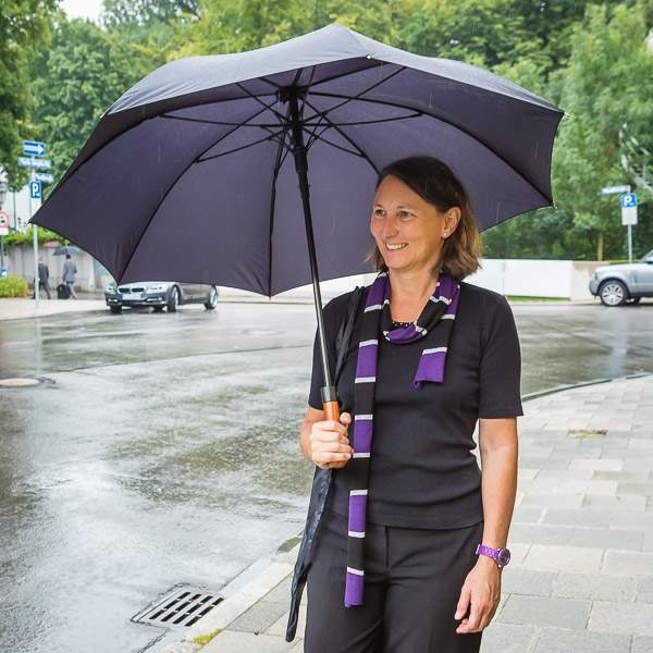 ESP Karbon Regenschirm mit Knauf - unzerbrechlich