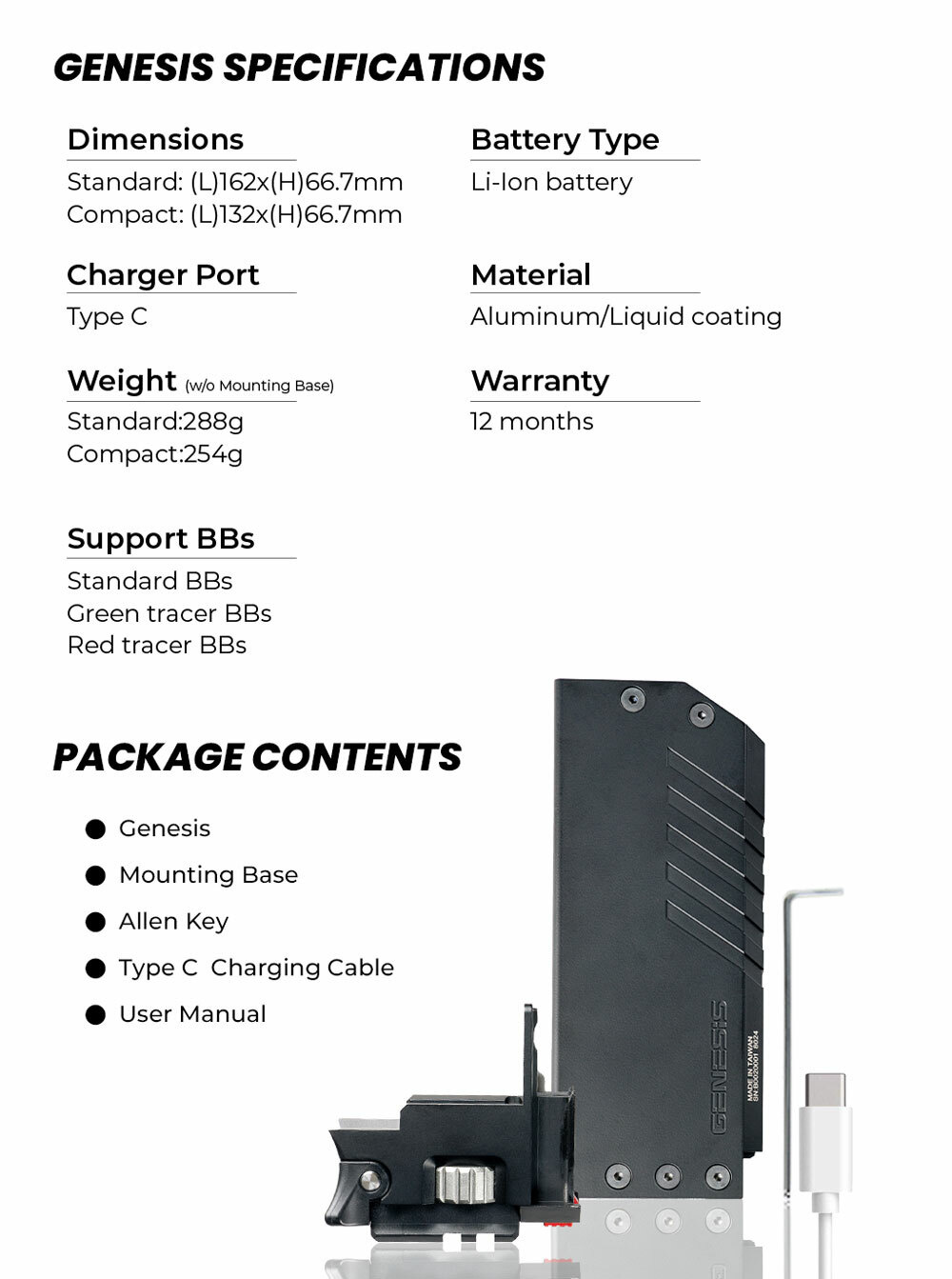 AceTech Unité de traçage Genesis Compact G17