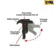 Cyma foldable tactical front grip for RIS