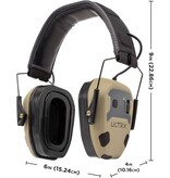 Allen ULTRX Bionic aktiver Gehörschutz NRR 22 dB | 2 Hi-Gain-Stereomikrofone