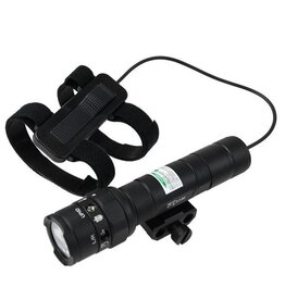 ACM Tactical Dazbog RT01 tactical flashlight with green laser - 650 lumens