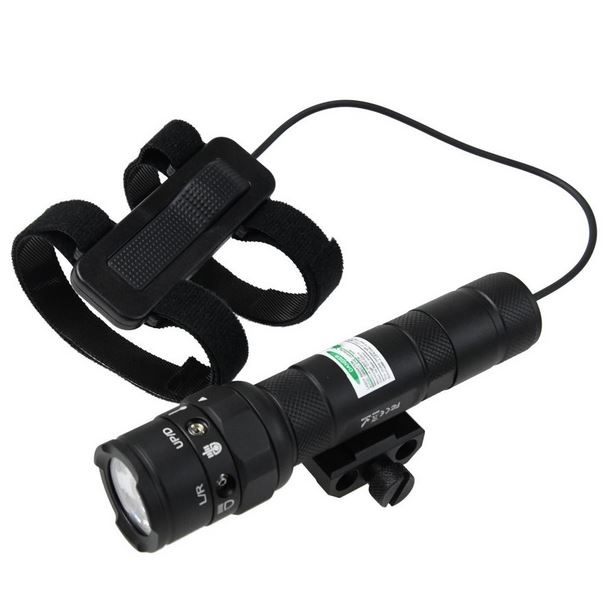 ACM Tactical Linterna táctica Dazbog RT01 con láser verde - 650 lúmenes