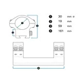 Schmeisser  SM30 Support en porte-à-faux moyen Weaver/Picatinny