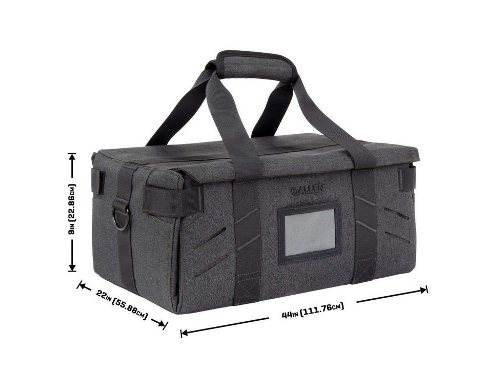 Allen Torba na strzelnicę Eliminator i przenośny system podpórek strzeleckich – węgiel drzewny