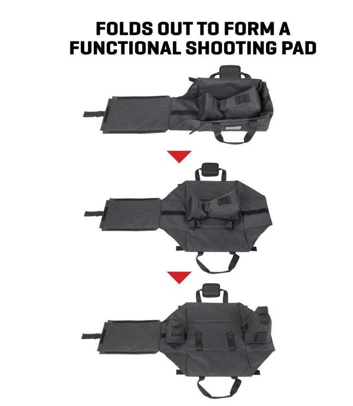 Allen Eliminator Range Bag & Portable Shooting Rest System - Charcoal