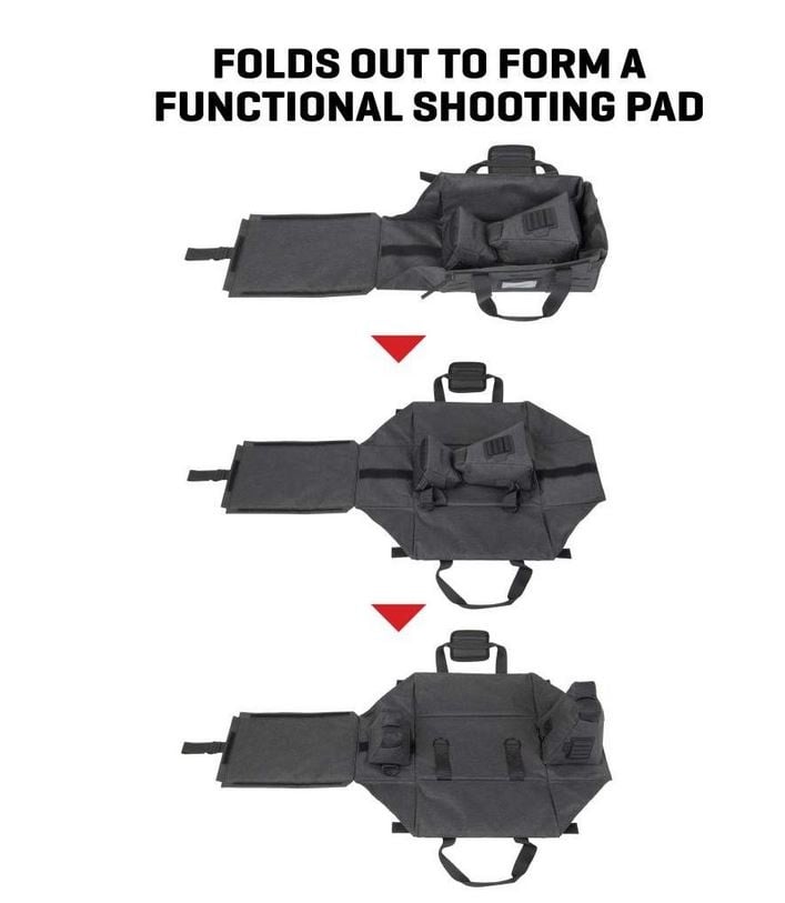 Allen Torba na strzelnicę Eliminator i przenośny system podpórek strzeleckich – węgiel drzewny