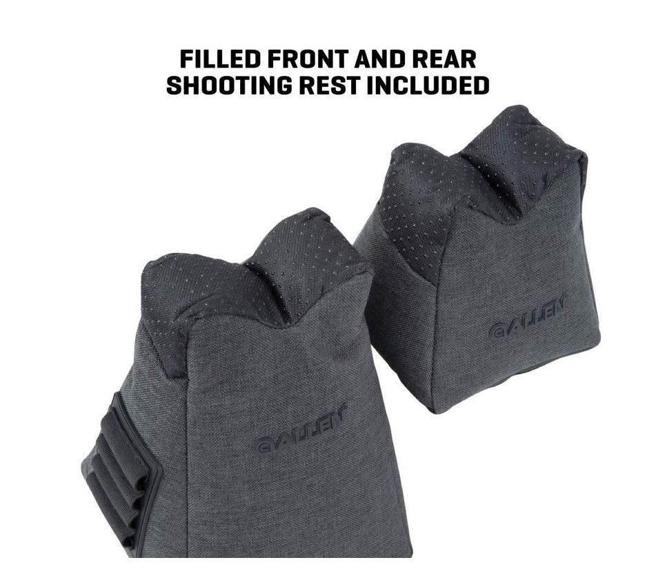 Allen Torba na strzelnicę Eliminator i przenośny system podpórek strzeleckich – węgiel drzewny