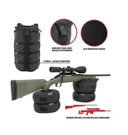Allen Rifle Rest Eliminator Stacker Shooting Bag - 4 pieces