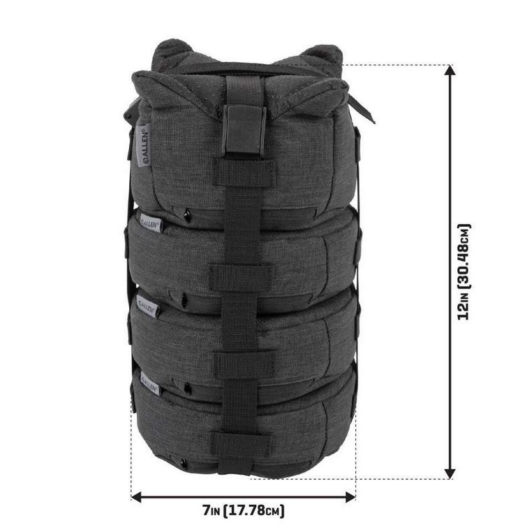 Allen Borsa da tiro Stacker Eliminator Rest per fucile - 4 pezzi
