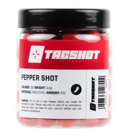 TacShot Bolitas de pimienta de 3,4 g, calibre 68 - 100 piezas
