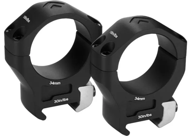 Arken Optics Halo Titanium 34 mm Montageringe Weaver/Picatinny