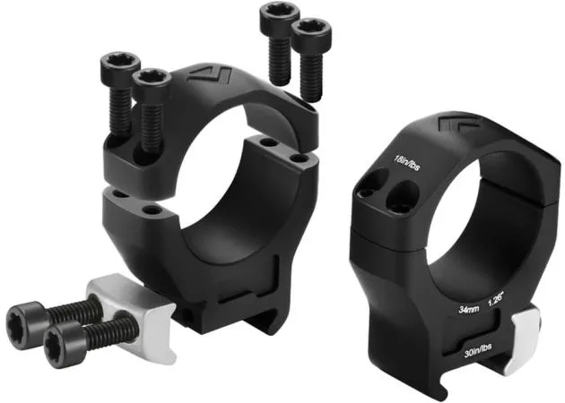 Arken Optics Halo Titanium 34 mm Montageringe Weaver/Picatinny