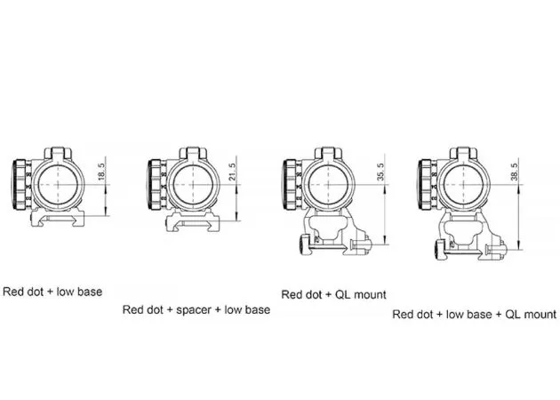 Falke Celownik refleksyjny S