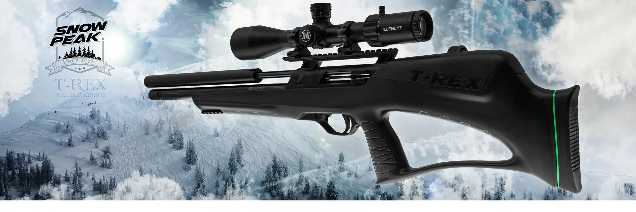 Snowpeak Pistolet à air comprimé T-REX Bullpup PCP