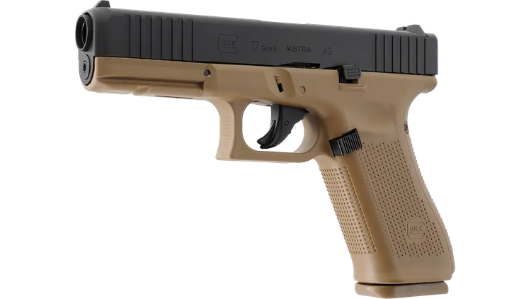 Umarex GLOCK 17 Gen 5 T4E RAM Cal. 43 Set completo - Coyote