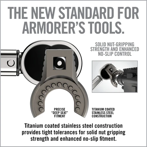 Real Avid AR15 Master-Fit Crowfoot Wrench Set - 5 pieces