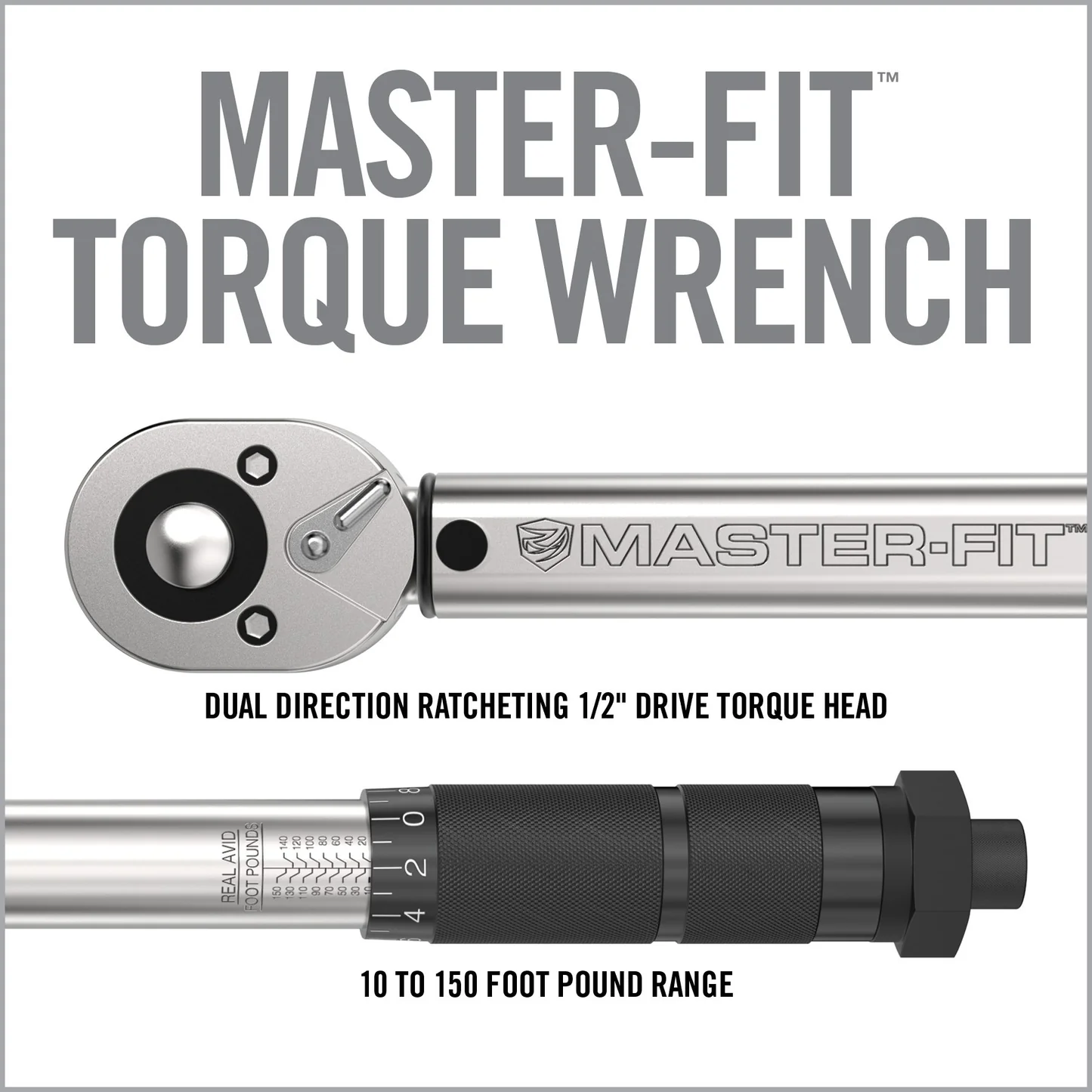 Real Avid Conjunto de chave inglesa AR15 Master-Fit Crowfoot - 5 peças